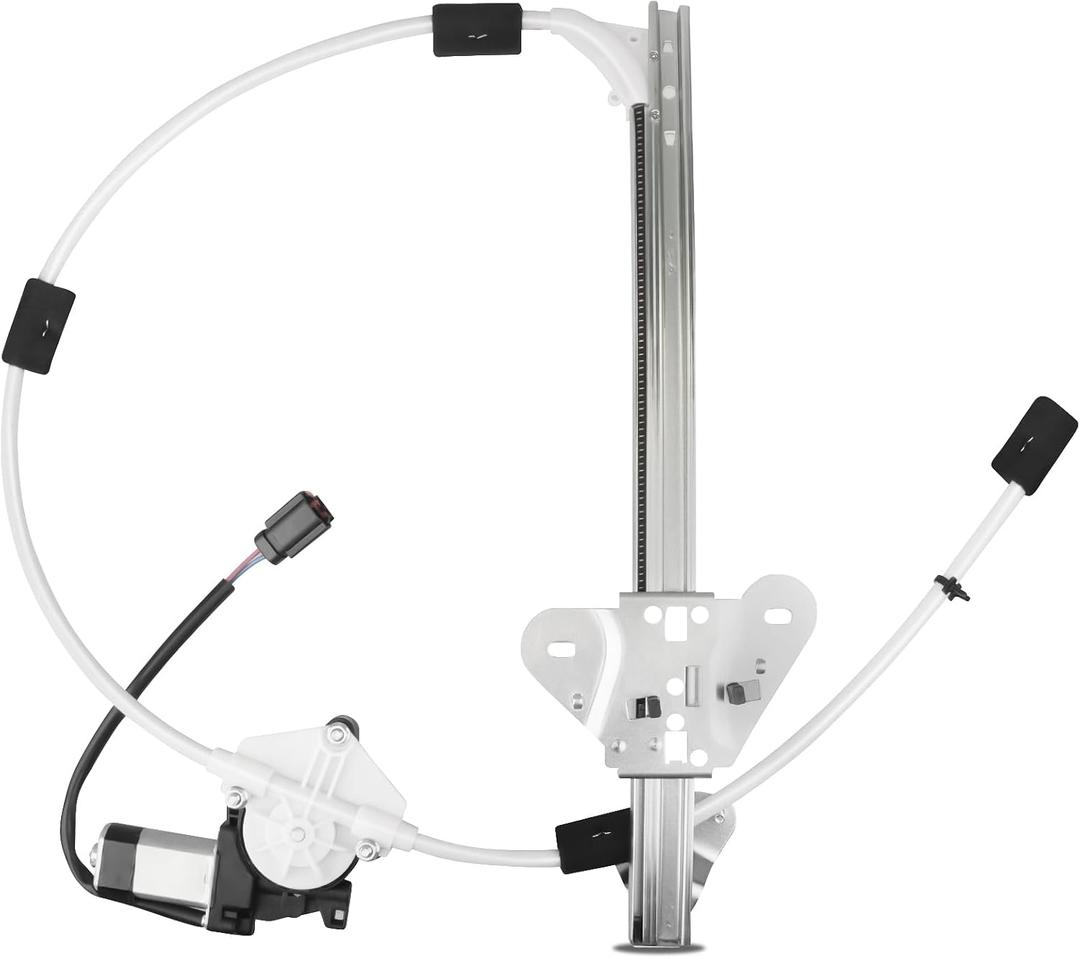 Front Driver Side Power Window Regulator with Motor fit for 1997 1998 1999 2000 2001 Jeep Cherokee XJ Sport Utility, 4-Door Only, Left, 741-768
