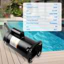 B2840 2.5HP Pool Pump Motor 56Y Frame 3450RPM -Compatible with A.O. Smith, Pentair Sta-Rite, Century, Hayward Swimming Pool Pump Motors