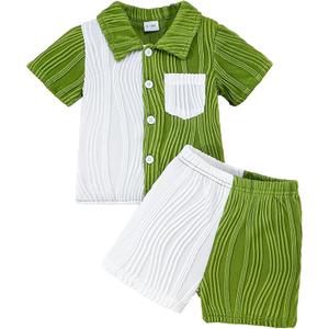 NZRVAWS Toddler Baby Boy Summer Clothes 2Pcs Shorts Set Sleeveless Tank Tops Hawaiian T-Shirt Cute Boys Clothing Set 3-4 Y