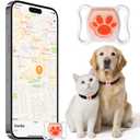 Cat Tracker for Indoor & Outdoor Cats & Dogs with Unlimited Range – 365-Day Battery Life iOS & Android Compatible No Subscription or Monthly Fee Kitten Finder with Real-Time Alerts Easy to Use
