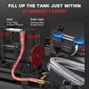 8 Gallon Ultra Quiet Air Compressor, 1.5HP 4.52 CFM, Max 115 PSI Oil-Free Air Compressor Tank, 110V/60hz, 70dB Air Compressor for Car Repair, Spray Painting, Woodwork Nailing