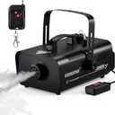1000W Professional Fog Smoke Machine, 5000 CFM with 1L Tank, 160ft Wireless Remote & Timer Control, 9-16ft Range - for Stage Halloween Parties Concerts Photography Clubs, BF-01