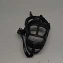 BARKLESS Dog Muzzle, Basket Muzzle for Biting, Chewing and Scavenging, Humane Cage Mouth Cover, Perfect for Grooming and Training Medium Aggressive Reactive Dogs (M, Black)