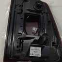 Dasbecan Left Driver Side Tail Light Assembly Rear Lamp LED Type Compatible With Dodge Ram 1500 2019 2020 2021 2022 2023 2024 Blind spot module can be installed (Red Cover)