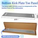 DD81-02144A Dishwasher Toe Panel Dishwasher Toe Panel Assembly, DD63-00081A(B) Toes Kick Plate Replacement Assembly Compatible With Dishwasher Parts