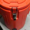 Hot Drink Dispenser 3.5 Gallon - Insulated Beverage Dispenser with Leakproof Spigot 304 Stainless Steel Interior Hot Water Dispenser - Portable Cold Water Jug for Outdoor Camping and Party (Red)