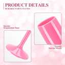 XUWAIDSGN Champagne Flute Acrylic Champagne Glasses Wedding Toasting Champagne Flute Goblet Plastic Reusable Unbreakable Champagne Cups for Bachelorette Wedding Bridal Shower Party (Pink, 24)
