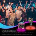 9 Pcs Glow Party Birthday Centerpieces Neon Birthday Decorations Fluorescent Birthday Table Decorations Colorful Neon Party Table Decoration Table Toppers Neon Birthday Party Supplies for Party Favors