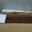 MEANTT LED Lights Shower Panel Tower - Waterfall Rainfall Shower Panel Tower System with 4 Body Jets - 5-in-1 Multifunction Shower Column - Matte Black Stainless Steel Shower Tower with Handheld