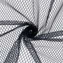 61.8 Inch Polyester Mesh Fishnet Fabric White Soft Netting Sheer Tulle Fabric By the Yard Voile Breathable Solid Net Weave Cloth for Sewing Making Craft Wedding Dress Backpack Pocket Clothes