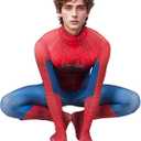 Adult Onesie Bodysuit Halloween Superhero Cosplay Costume Zentai Jumpsuit with Mask L
