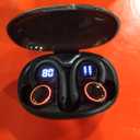 Wireless Earbuds, Bluetooth 5.3 Headphones Sport, Over Ear Buds With ENC Noise Cancelling Mic, 48H, Wireless Earphone With Earhooks, Stereo Deep Bass, IP7 Waterproof Headset for Workout Running, Black