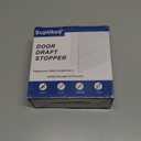 Suptikes Door Draft Stopper Under Door Sweep for Exterior & Interior Doors, Weather Stripping Door Seal, Strong Adhesive Door Sweep Soundproof Weather Stripping, 2" W x 39" L, White