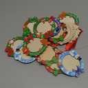 16 Pcs Christmas Photo Frame Ornaments Wooden Nutcrackers Santa Snowman Snowflake Picture Frame Tree Decoration DIY Photo Keepsakes for Xmas Party Decorations Winter Holiday Gift (Cute)