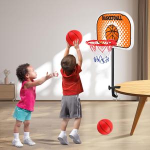 Indoor Basketball Hoop,Mini Tabletop Basketball Hoop Set with Two Balls, Mini Hoops for Desk Table Bed Office Bedroom Basketball Toys for Kids and Adults