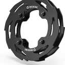 NICECNC Sprocket Guard Chain Cover Protector Compatible with Yamaha YFZ450R 2009 2010 2011 2012 2013-2023, YFZ450R SE 2009-2019 2020 2021 2022 2023, See Fitments Black