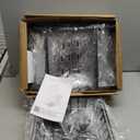 SWTYMIKI Bakers Rack with Storage - Coffee Bar Cabinet with Shelves, Coffee Station Organizer and Kitchen Stand with 8 Hooks, Baskets, Adjustable Feet for Kitchen Dining Room Pantry, Espresso