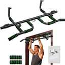 VBSD Upgrade Pull Up Bar for Doorway with Ergonomic Grip, Upto 440 Lbs Capacity No Screws Pullup Bar for Home Gym Indoor Exercise Strength Training, Authorized Under US Patent