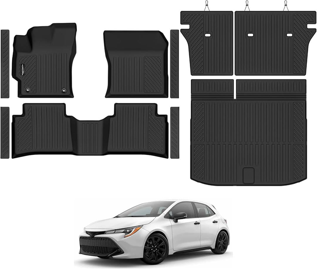 All Weather Floor Mat Set for 2020-2026 Toyota Corolla Hatchback