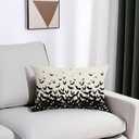 Halloween Pillow Covers 12x20 Set of 2,Halloween Bats Decorative Throw Pillow Covers Outdoor Cushion Cases for Farmhouse Home Sofa Couch Decorative