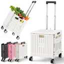 SUNALLY Folding Utility Cart Portable Rolling Crate Handcart 233