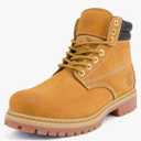 Jacata Men's Water Resistant Leather Work Boot Rubber Sole Construction Oil Resistant Utility Industrial Boots, 42, 8.5W