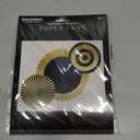 6 x Decorative Foil Paper Fans