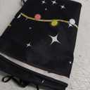 Christmas Tree Skirt Black Tree Skirt Green Cactus Xmas Winter Tree Skirt 48 Inch for Black Christmas Indoor Outdoor Decorations