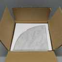 2 Pcs Gold Marble Corner Shower Shelf, 9 Inch Wall Mounted Marble Corner Shelves for Shower Bathroom Kitchen, Polished