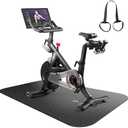 Treadmill Mat,Bike Mat,Stationary Bike Mat,Foldable Treadmill Mat for Hardwood Floors and Carpet.for Exercise Bike,Exercise Equipment Indoor Cycles,Rowing Elliptical (23.6" X 60")