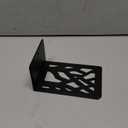 MaxGear Book Ends Tree Design Modern Bookends for Shelves, Non-Skid Bookend, Heavy Duty Metal Book Stopper for Books/DVDs, Decorative CD Holder & Video Game Organizer, 7 x 4.7 x 3.5, Black (1 Pair)