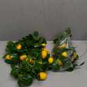 Artificial Lemon Garland, 65cm Summer Lemon Garland with Greenery and Fake Lemons, Summer Lemon Decor Lemon Decorations for Kitchen Mantle Bridal Shower Indoor Outdoor Home Decorations