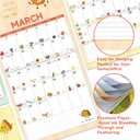 4 x 2026 Funny Calnedar - 2026 Wall Calendar with 365 Funny Puns, Cute Calendar 2026 from January to December 2026, 12'' x 12'' for Family, Friends (Yellow)
