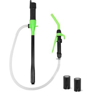 SWANLAKE Portable Battery Powered Fuel Transfer Pump, 2.4 GPM Liquid Transfer Pump for Gasoline, Siphon Pumps for Gas Can, Tank, Water-Transfer