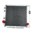 3-Row Aluminum Radiator Replacement for 1963-1966 Ford Mustang Falcon Mercury Comet 2.8L 3.3L 4.3L 4.7L V8, High Performance Car Cooling Radiator Radiator for Car