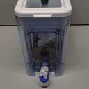 ZeroWater 32-Cup 5-Stage Water Filter Dispenser with Instant Read Out - 0 TDS for Improved Tap Water Taste - IAPMO Certified to Reduce Lead, Chromium, and PFOA/PFOS