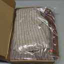 Riyiper 3 Pack Women's Mock Neck Sweaters, Long Sleeve Lightweight Tops Casual Soft Sweaters Knit Slim Fitted Basic Pullover (Large, Brown, Coffee, Apricot)