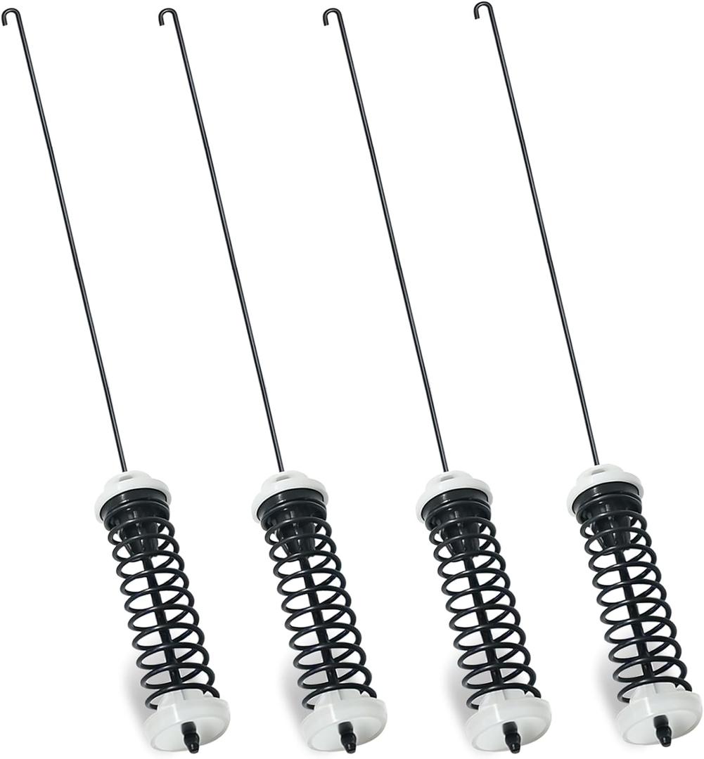 Upgrade MVWB865GW0 MVWB835DW0 MVWB835DW1 MVWB835DW2 MVWB835DW4 MVWB835DC4 Suspension Rods(4PCS), Washing Machine Suspension Rod (4PCS),for Maytag MVWB835DC0 & for Whirlpool WTW8040DW0