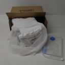 4PCS Wedge Pillow Set for After Surgery, Orthopedic Bed Wedge Pillow for Back Pain Relief, Sitting up in Bed,Recovery, Acid Reflux, Snoring, Body Pillow for Sleeping,Leg,Shoulder Support, White/Grey