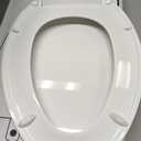 KOHLER 4636-RL-0 Cachet ReadyLatch Elongated Slow Close Toilet Seat, Soft Close Toilet Seat Quiet Lid, Contoured Grip-Tight Bumpers Installation Hardware, Apartment Essentials, White
