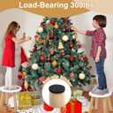 Wooden Step Stool for Kids, Children's Stool Matched Sensory Table, Children Sitting Stool with Assembled Four-Legged, Multi-Purpose Kids Chairs for Bathroom Kitchen Bedroom, Natural Anti-Slip, 2 Pack