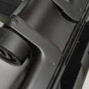 Candy Corded Stick Vacuum Cleaner, Powerful Suction Handheld Vacuum with One-Click Dust Disposal, 3-in-1 Use for Hard Floor, Ceramic Tile, 0.8 Liters Capacity, Easy Clean (Black)