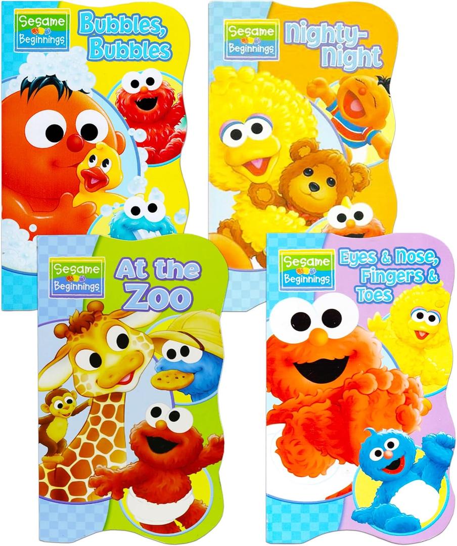 Sesame Street Beginnings Board Books - Set of Four
