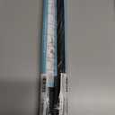 2 x Blackout Window Film, Window Privacy Film Frosted Faux 3D Floral Decorative Static Cling Heat Blocking Window Tint, Black, 17.5" x 78.7"