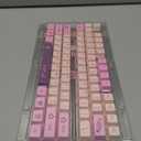 JOLINTAL 134 Keys Pink Purple Keycaps, PBT Custom Key caps Cherry Profile Japanese Keycaps Set Fit for 61/64/87/104/108 Cherry Gateron MX Switches Mechanical Keyboard