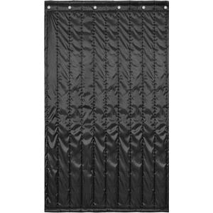 Large Sound Absorbing Blanket, 96"H x 54.3"W Sound Dampening Curtain, Reduce Noise and Blackout, Sound Absorption Sheet, Recording Studio Acoustical Treatments, 0.24" Thickness, Black