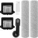 Replacement Brush Roller and Vacuum Filter For Tineco Floor ONE S7 Flashdry Smart Cordless Wet Dry Vacuum Cleaner(2 Roller Brush+2 Hepa Filter+1 Handle)