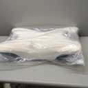 Cervical Pillow for Neck Pain Relief - Ergonomic Neck Pillow for Sleeping Contour Memory Foam Pillows with Cooling Pillowcase, Orthopedic Bed Pillow for Side Back Stomach Sleepers (White)