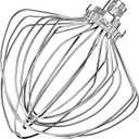 KN211WW Stainless Steel 11-Wire Whip Attachment for KitchenAid Bowl-Lift Mixer 7 Quart Bowl, Stainless Steel Whisk Replacement for Kitchen Aid Mixer, Dishwasher Safe, Egg Heavy Cream Beater