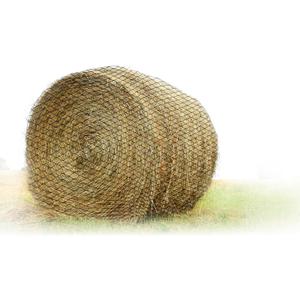 5x5ft Round Bale Hay Net for Horses Large Durable Nylon Knotless Slow Feeder Hay Nets for Healthier Feeding of Horses and Goats